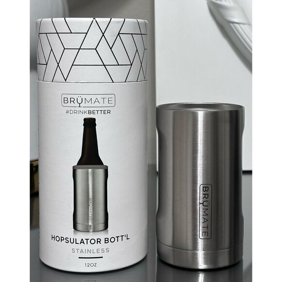 BruMate Hopsulator 12oz Bott'l, STAINLESS - Picture 1 of 6